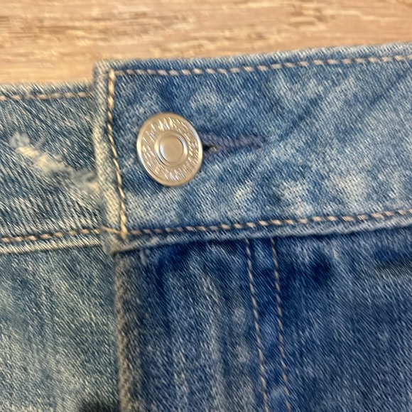Abercrombie & Fitch Natural Rise Vintage A-Line Denim Skirt EUC 100% cotton - Picture 2 of 6